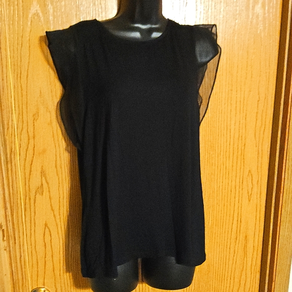 Nwt. TAHARI Black Top - Picture 1 of 2